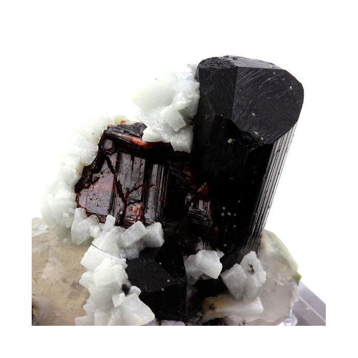 Pierres et Minéraux. Grenat, Tourmaline, Albite, Quartz.. 1381.0 ct. Gilgit-Baltistan, Pakistan.