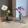 Acrylic Po Frame Vase Modern Art Floral Flower Vase Desktop Plant Holder For Office Home Gift Wedding Table Centerp Decor