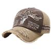 Popular hat pure cotton denim washed hole shading cap old embroidered retro baseball cap