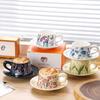 Ceramic Mug Couple Cup Exquisite Coffee Cup and Saucer Set Afternoon Tea Latte Cup Coffee Cup Breakfast Cup