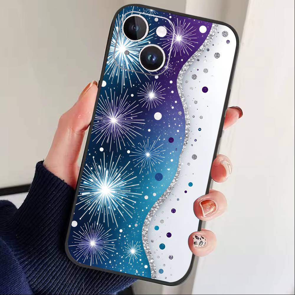 Чехол для телефона Y2k J-INS с граффити для iPhone 17 16 15 14 13 12 Max Plus Силиконовый Черный Чехол