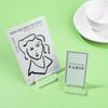 Paper Clamp Wedding Supplies Acrylic Sign Holder Clamps Stand Place Card Table Numbers Holder