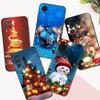 Черный чехол из ТПУ для Samsung Galaxy M53 M13 M62 A12 A22 A22S A32 A42 A52 A52S A72 4g 5g A20S рождественская елка светлая зима