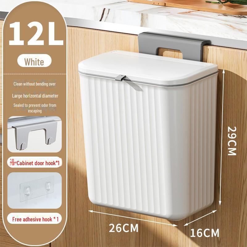 Большой умный индукционный мусорный бак с крышкой для дома, гостиной или кухни — автоматический и креативный дизайн