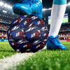 France Football Напечатанный Размер 5 Футбольный Мяч Износостойкий Стандартный Тренировочный Мяч для Взрослых Подарок для Фанатов для Матчей в Помещении и на Открытом Воздухе Спортивный