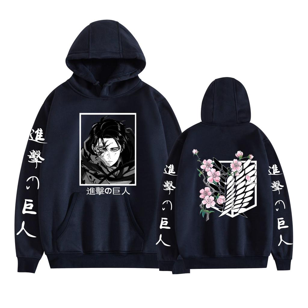 Attack On Titan Japanese Anime Cartoon Hoodie Japanese Graphic Anime Hoodie Hoodies Tops Clothing