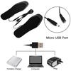 Зимние виды спорта на открытом воздухе Нагревающая стелька Зимние теплые USB-стельки с подогревом Обувь Электрическая грелка для ног Грелка для ног Носок Подушечка Коврик
