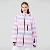 Ski Jackets for Women Outdoor Windproof Waterproof Snowboarding Jacket Breathable Warm Multi-pocketed Skiing Jacket for Female Hood Snow Coat