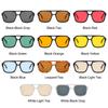 Square Aviation Sunglasses For Women & Men Big Frame Sun Glasses Ins Style Black Shades Eyewear 70 Glasses Uv400 Protection