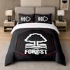 3Pcs Bedding SetNottingham Forest Soft Bed Sheet and Two Pillowcases Home Bedroom Decor
