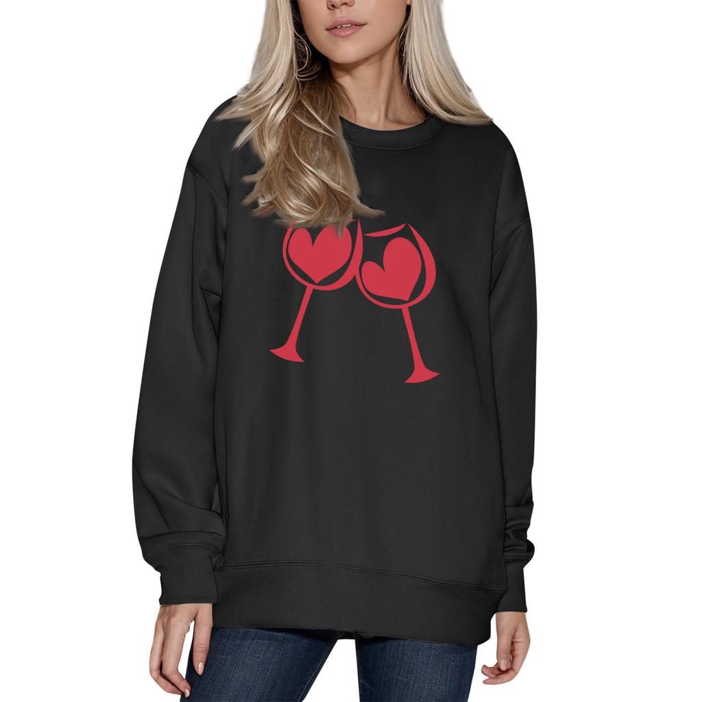 Женский модный принтованный свитер с длинным рукавом и круглым вырезом