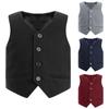Children's Boys' Festive Suit Vest Jacket Gentleman Vest for Wedding Party Pageant
