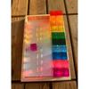New Design Montessori Toys See Through Rainbow Lucite Stacking Blocks Acrylic HighTransparent for Kids Open Play
