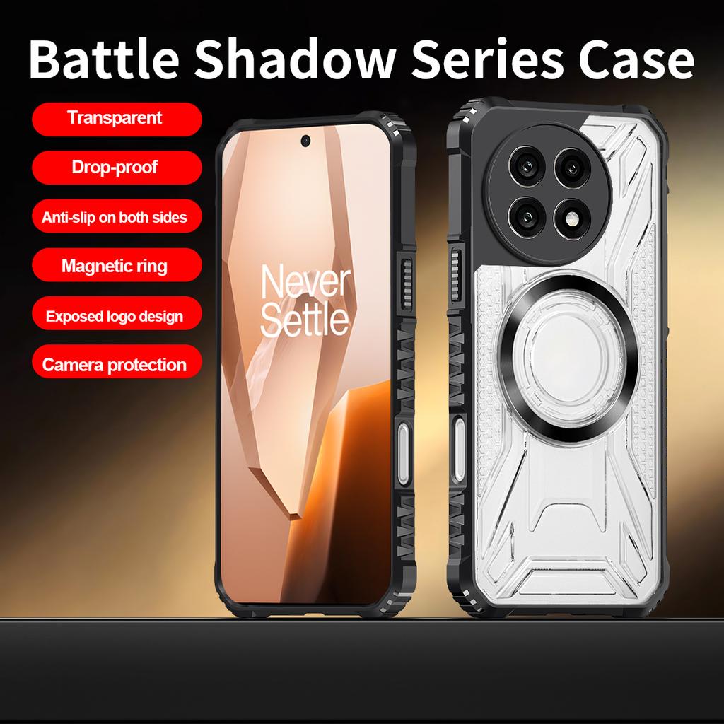 Frosted PC Military Grade Anti Drop Magsafe Magnetic Phone Case For OnePlus 13 13R Nord 4 Non-Slip Soft Full Bumper Cover