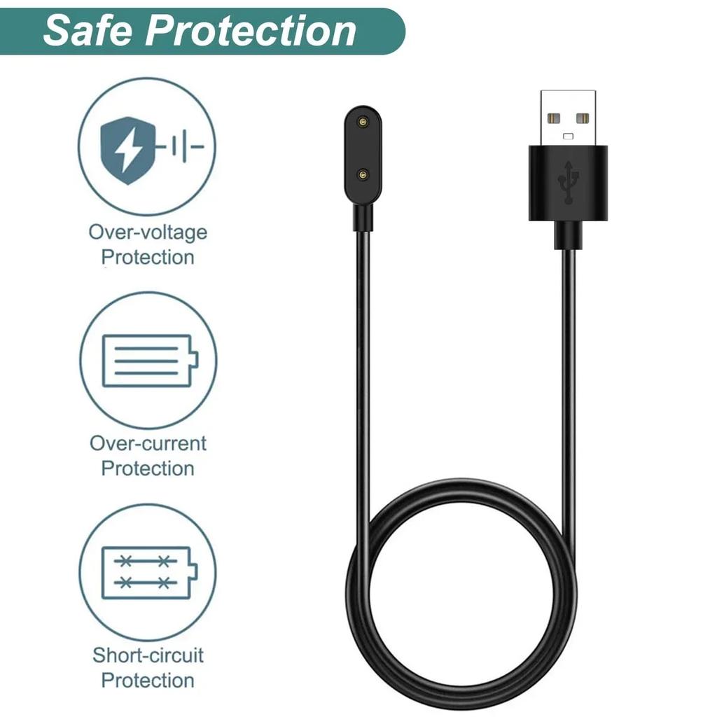 Беспроводная зарядная станция с кабелем для Huawei Watch Band 9 8 7 6 Pro Fit 2 3 Honor Smart Watch Dock USB Type C адаптер для быстрой зарядки