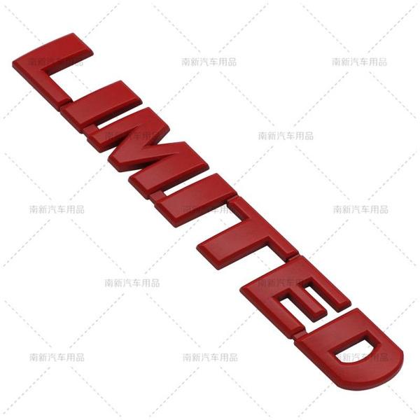2pcs/lot 3D Metal Toyota LIMITED Car Emblem Auto Badge Rear Trunk NamePlate Stickers Side Fender Decal