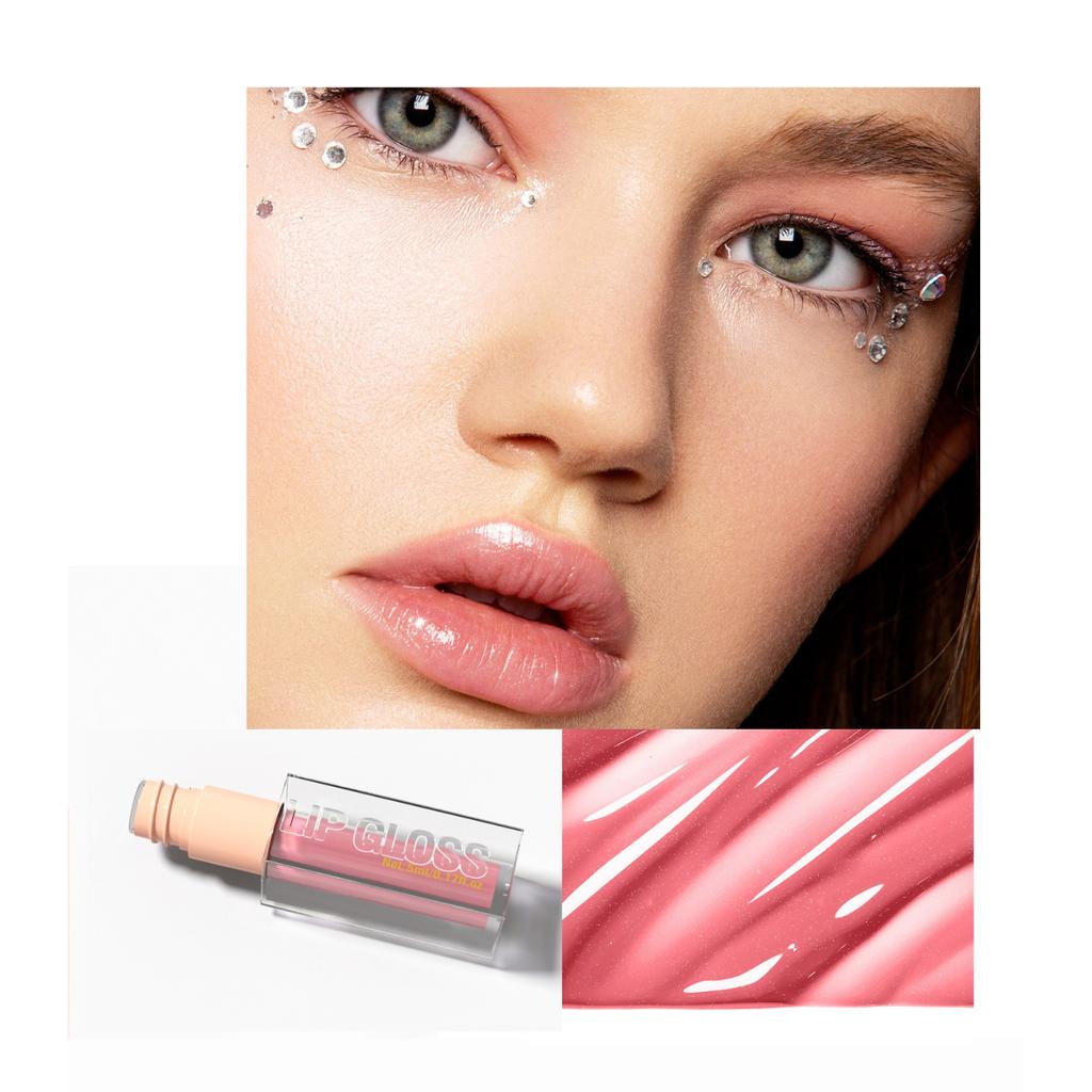 Water Gloss Mirror Lip Gloss, увлажняющий и увлажняющий Dudu Lip Pearlescent Fine Glitter Lip Gloss