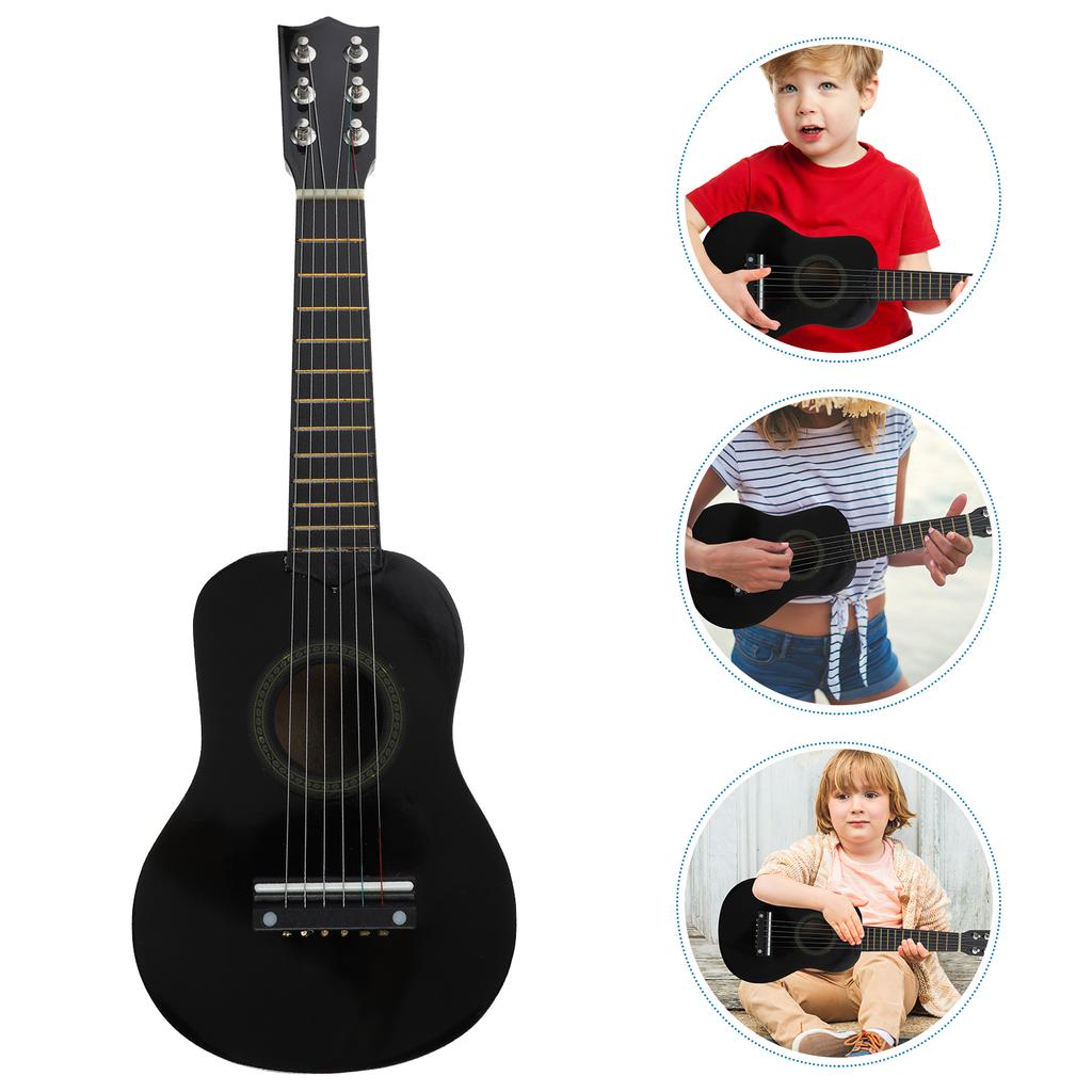 Children's Guitar Toy For Practice Acoustic Childrens Music Wooden Kids Beginner Gift Mini Toys