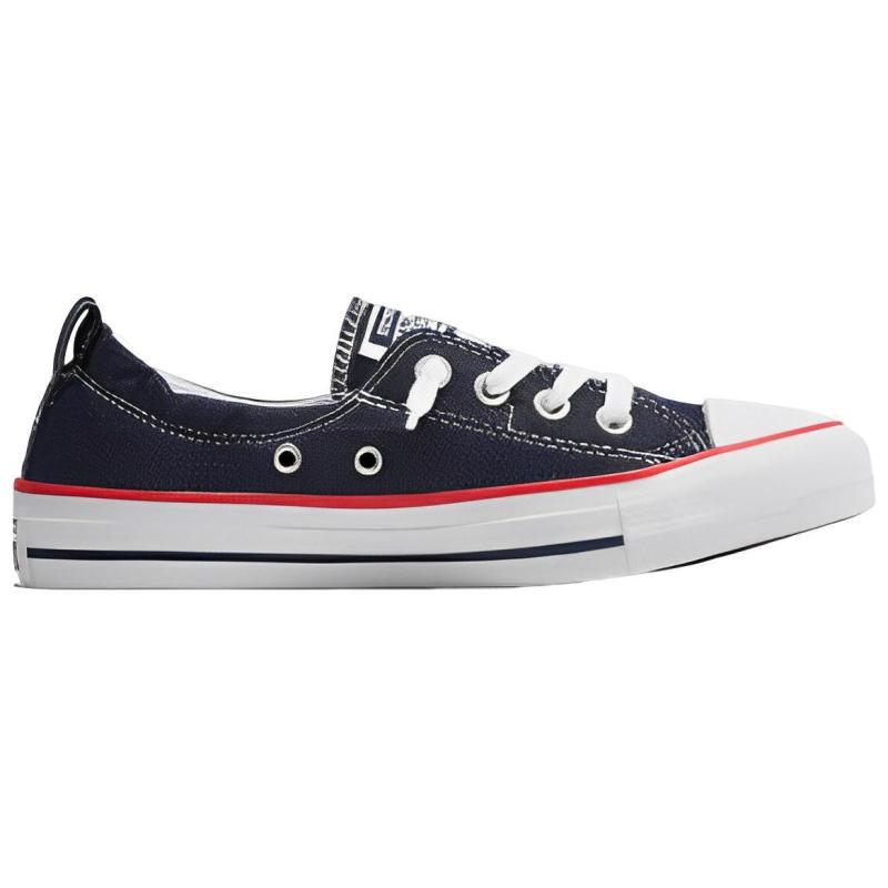 Converse All Star Shoreline универсальные и удобные нескользящие и прочные низкие парусиновые кеды для женщин в черном и белом цвете