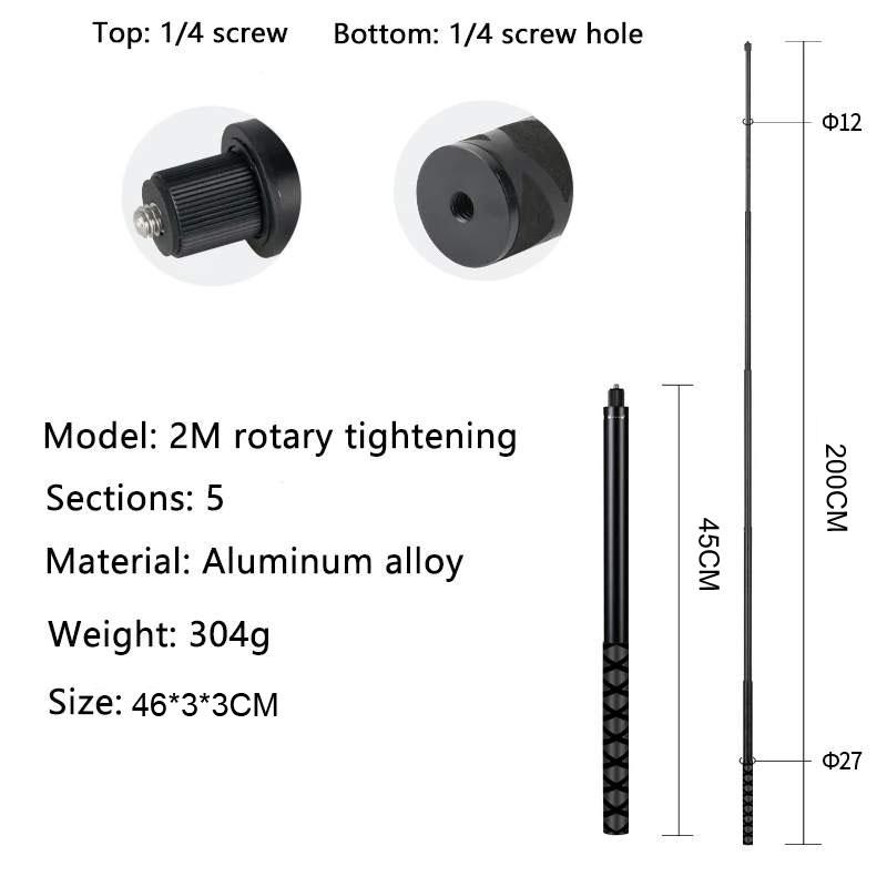 300cm Invisible Selfie Stick for Insta360 X4 X3 X5 Extendable Time Handle Monopod for Insta360 Action Camera Accessories 7