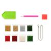 Acrylic Hanging Ornaments Christmas Rhinestone Painting Kit, DIY Wreath Art Craft for Adults, Double Kit Adults Sided Window Ornament, Gem Board Wall