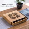 Бамбуковая коробка для чая Пуэр, коробка для торта, простой органайзер для хранения, многослойные коробки для чайных листьев, домашний подарок