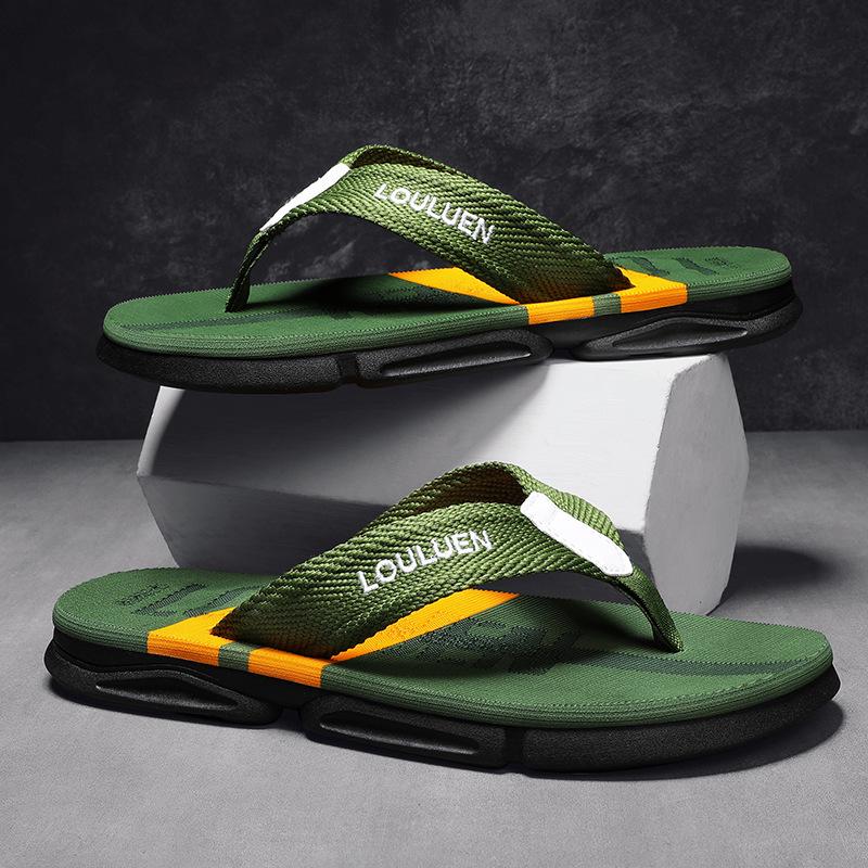 Мужские нескользящие летние пляжные шлепанцы и сандалии Luluan