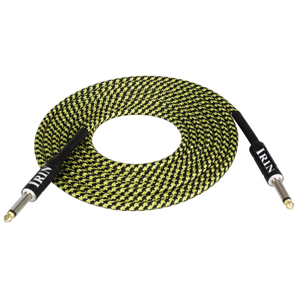3M гитарный кабель, цветные аксессуары для струнных инструментов, без шума, аудио, плетеный провод, металлический штекер для электрогитары, баса
