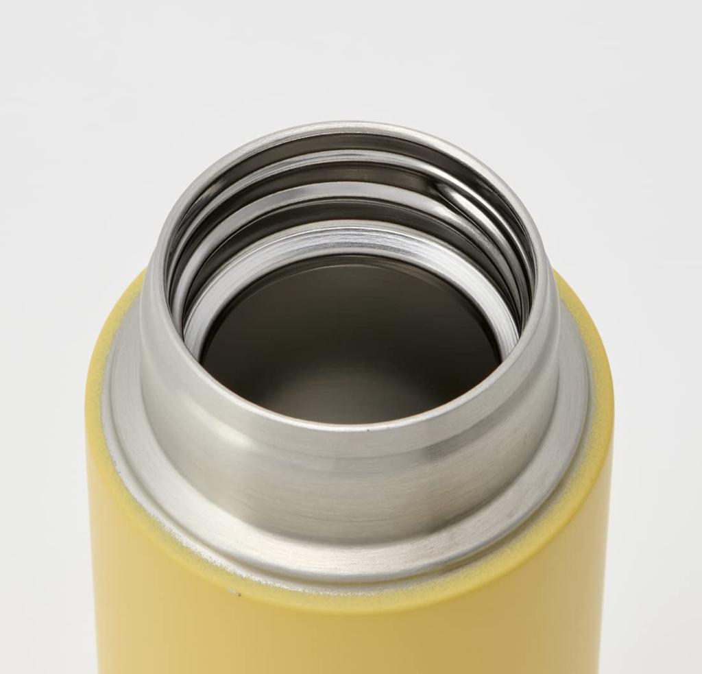 Skater STYL2-A Ultra-Lightweight Stainless Steel Water Bottle, Dull Yellow, 250ml