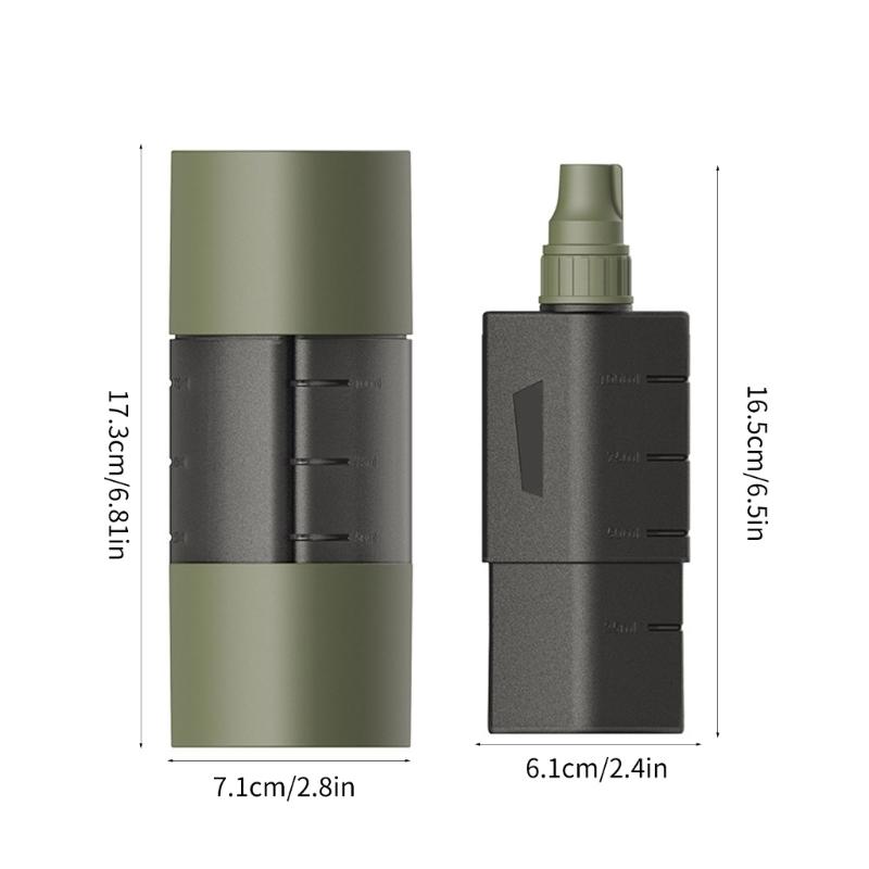 Camping Spices Seasoning Bottle Outdoor Squeeze Condiment Bottle Squeeze Sauce Bottle for Kitchen Seasoning BBQ Sauces