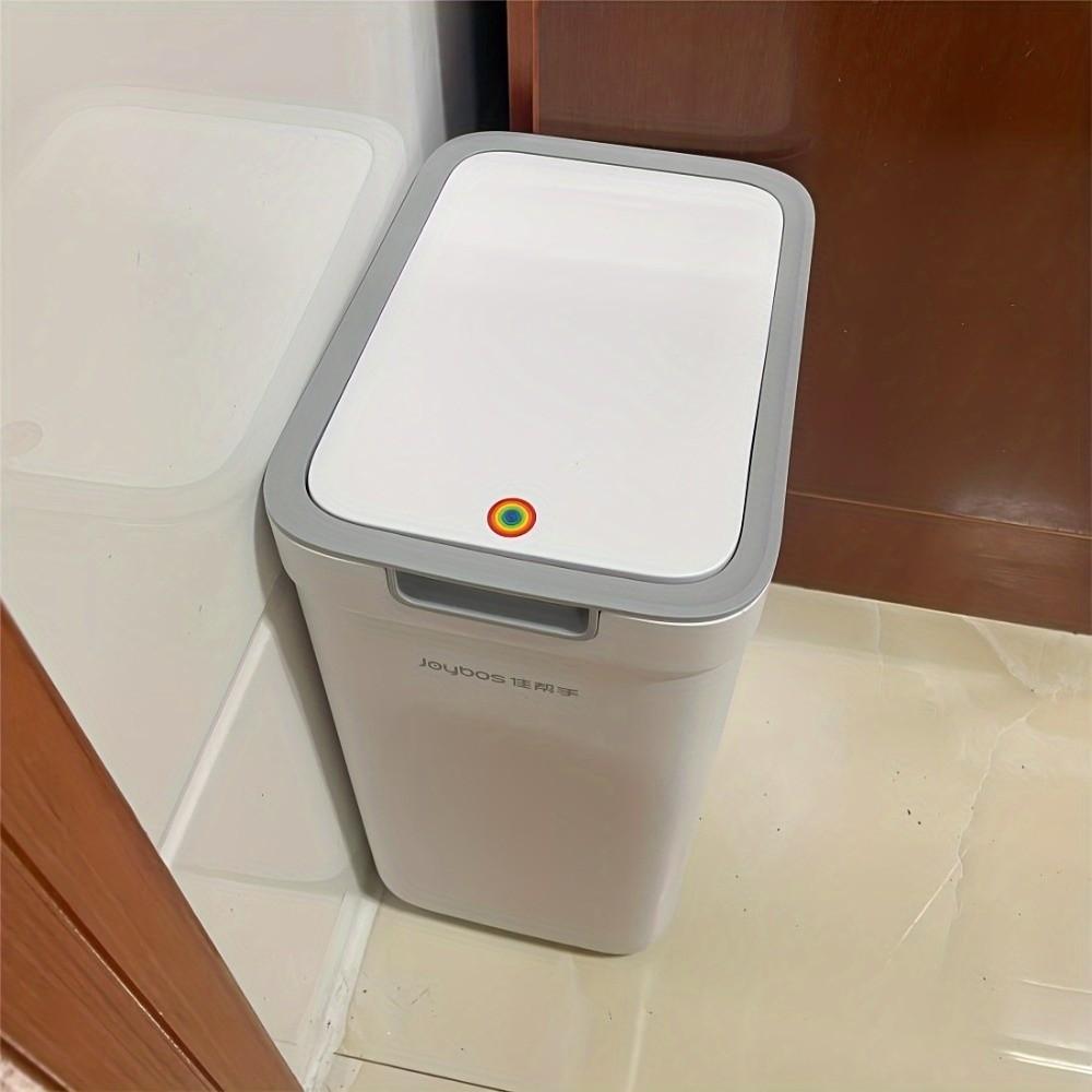 Odor-Sealing Waterproof Garbage Bin with Lid Living Room Dustbin Bathroom Trash Can Home Use