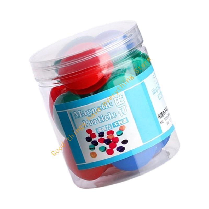 Bright Plastic Covered Buttons Slip Resistant Design For Office Organization Whiteboard Decors Photo Holders 55KF