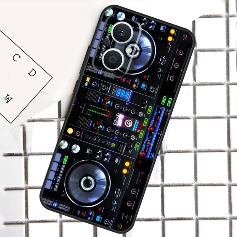 Чехол для телефона DJ-микшерный пульт для OPPO Reno 8T 7 8 Lite 14F 14 13 12 11 F 10 Pro OPPO Find X8 X6 X5 X9 Pro