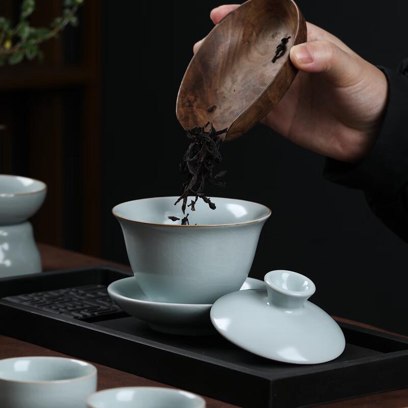 Ruyao Ceramic Dragon Horse Spirit Kung Fu Tea Set