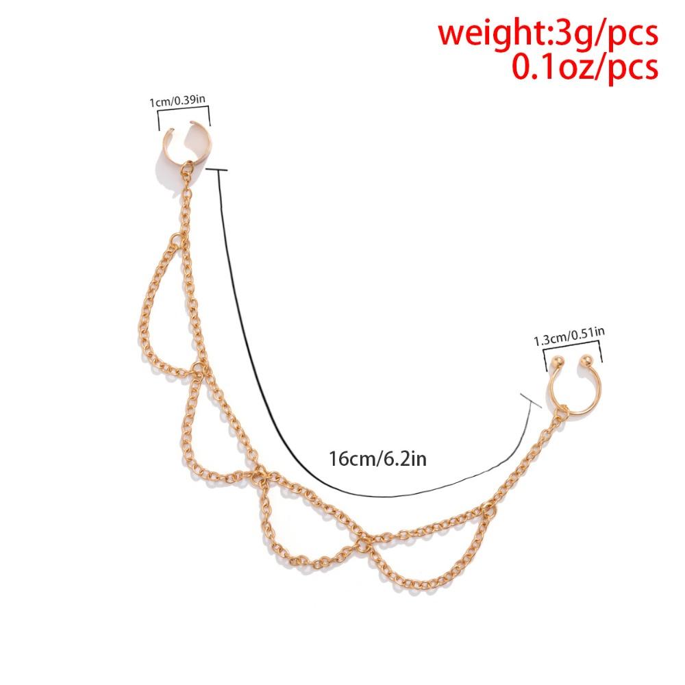 Женские украшения для пирсинга, темпераментные серьги, новый зажим для носа