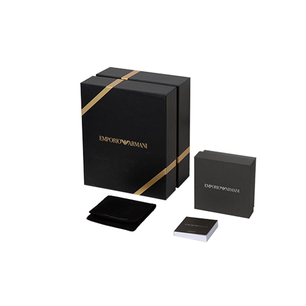 Emporio Armani Мужские ожерелья из нержавеющей стали Черные EGS2844040