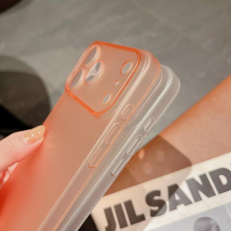 Ультратонкий матовый чехол для телефона для iPhone 17 Air 17 Pro Max Простой однотонный PP Защита от отпечатков пальцев Задняя крышка Funda