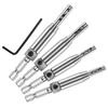 Precisions Self Centering Drill Bit Set for Woodworking and Cabinetry Hinge & Hardware Mounting Hinge Hole Positioning