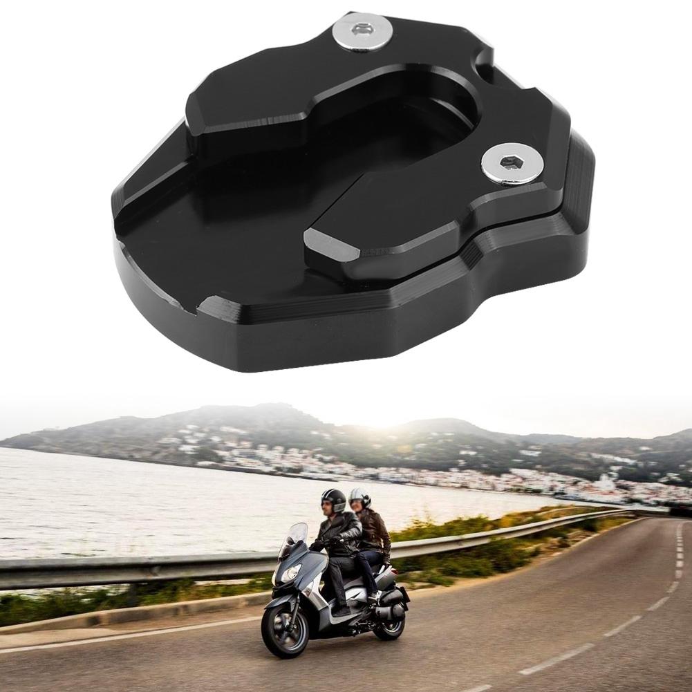 Противоскользящая боковая подставка для мотоцикла, удлинительная пластина-удлинитель для Yamaha Nmax155 XMAX 300, черный