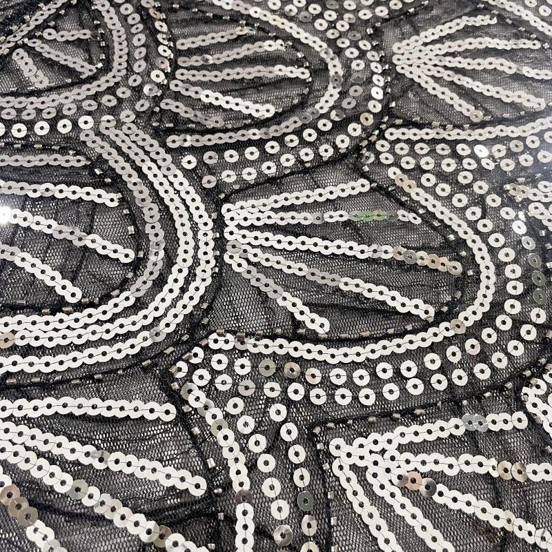 Универсальная кружевная шаль с бисером, сетчатая, с пайетками, короткий вечерний болеро-кардиган