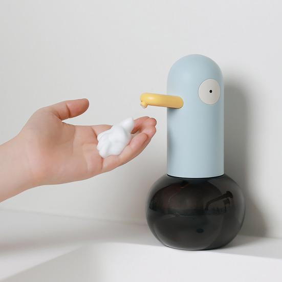 Soap Dispenser Automatic Foaming Hand Soap Dispenser Duck-Shaped Touch-Free Fast Dispensing 0.25s Rechargeable Bathroom Soap Dispenser