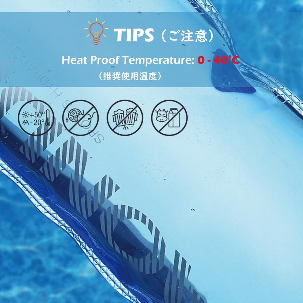 TRIWONDER Hydration Mountaineering Hydration Water Water Soft Emergency 1L Bag, Bag, Bag, Carry, Flask, Preparedness, Hiking, Running, Cycling,