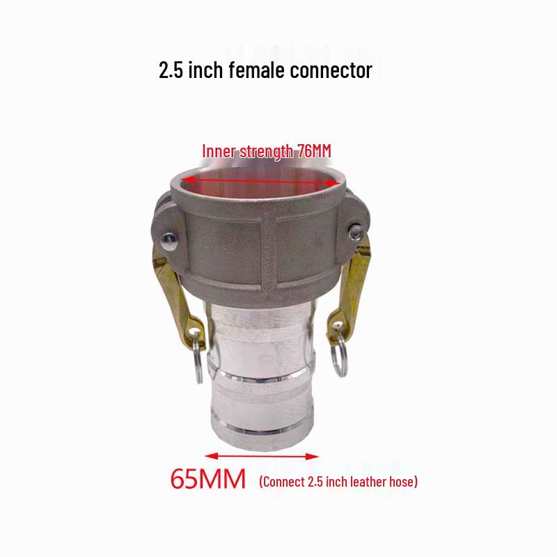 Aluminum Alloy Type C Male & Female Quick Coupler Hose Fittings with Reducing Lever