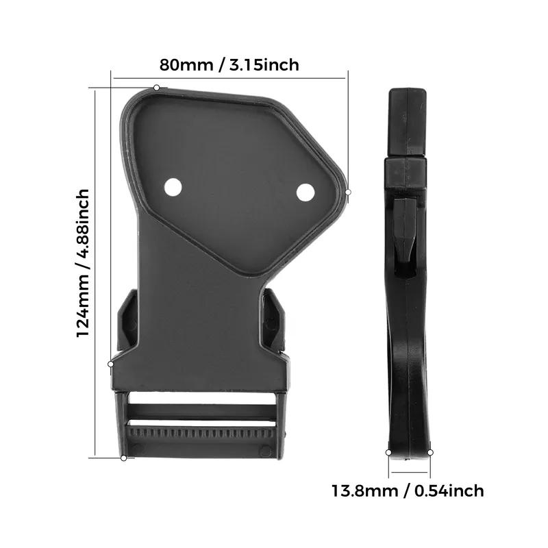 Quick Install Safety Net Fastener Black 2/4 PCS Door Net Buckle for Can-Am Defender HD5 HD7 HD8 HD9 HD10 MAX 2016-2024 707900592
