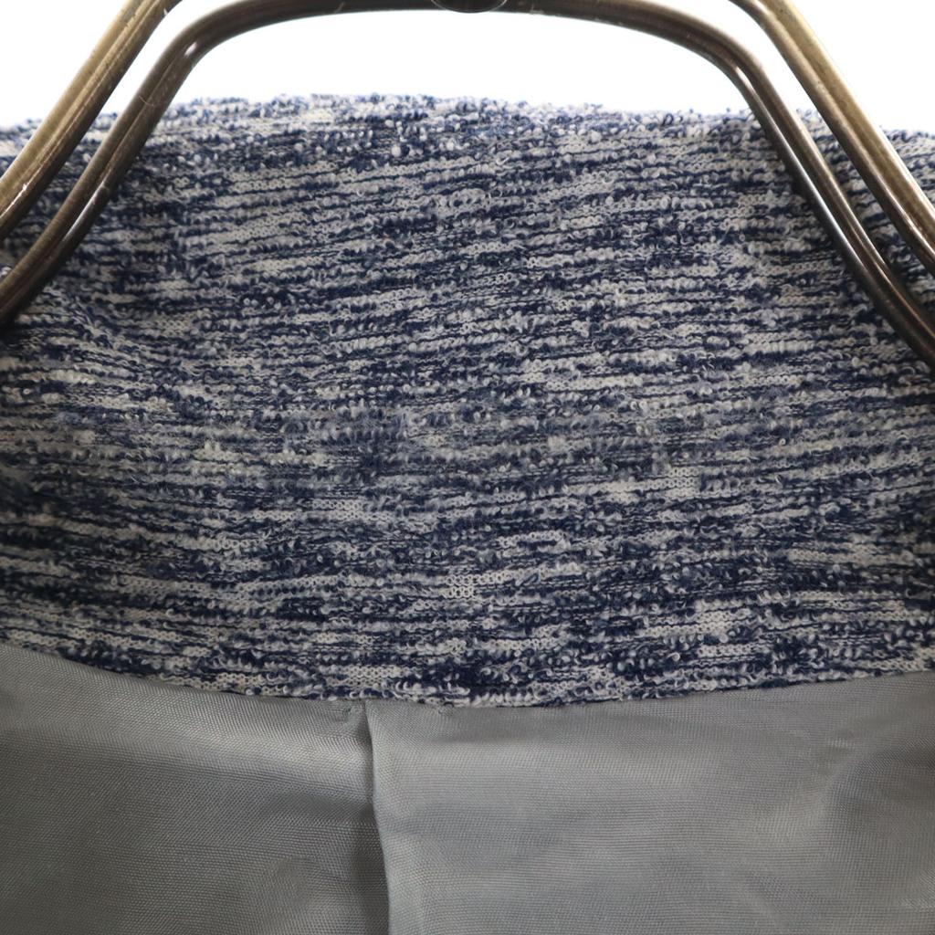 Casely Hayford Made In Japan Pile Ground Tailored Jacket 36 Navy Ancon Men's Used