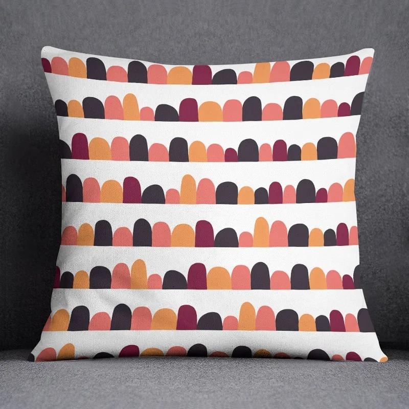 Офис Гостиная Дом Наволочка Простая Оранжевый Цветочный Узор Наволочка Украшения для Машины