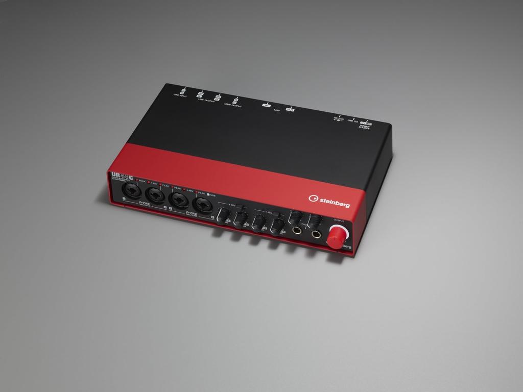 Steinberg Аудиоинтерфейс Steinberg Красный UR44C RD USB3.0 32 бит/192 кГц