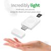 Магнитное беспроводное зарядное устройство 2 в 1 со считывателем карт TF SD, USB-адаптер, чип высокой эффективности, быстрая зарядка, водонепроницаемый, огнестойкий