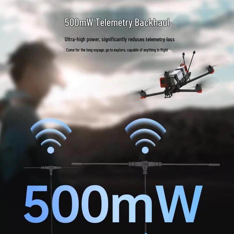 IFLIGHT ELRS 500mW High Power Single Antenna Receiver (CN version)