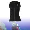 3 мм женский гидрокостюм топ подводное плавание топы сохраняют тепло современный купальник молния дайвинг жилет мокрый костюм для серфинга